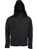 K 413 Pánská 3vrstvá softshellová bunda s kapucí model 22508976 black - Kariban K 413 Pánská 3vrstvá softshellová bunda s kapucí model 22508976 black - Kariban