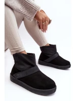 sněhule na platformě černé Big Star model 21637032 - Big Star Shoes