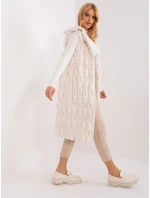 Kamizelka AT KZ model 20493296 1.06 ecru - FPrice