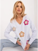 Bluzka DHJ BZ model 19648822 biały - FPrice Bluzka DHJ BZ model 19648822 biały - FPrice