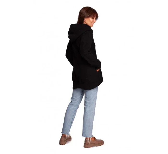 Dámsky sveter s kapucňou B249 - BE