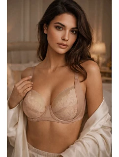 SELENA SOFT 19265 BÉŽOVÁ PODPRSENKA