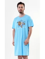 Pánská noční košile s krátkým rukávem Boss