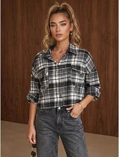 Koszula damska w szara model 22394697 - FashionStreet
