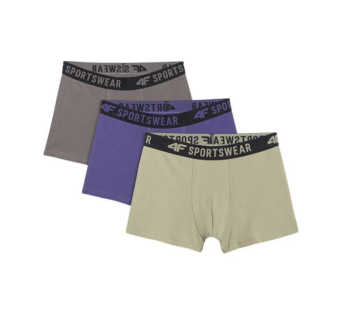 Chlapčenské boxerky 4F M061 3pak viacfarebné 1 4FJWAW25UBXSM061 91S