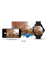 Černý silikonový řemínek + černý náramek model 21805557 - VELTORI