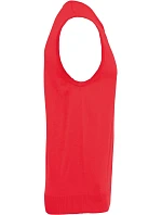 K Pánská svetrová vesta s výstřihem do V 20.K red model 22422566 - Kariban