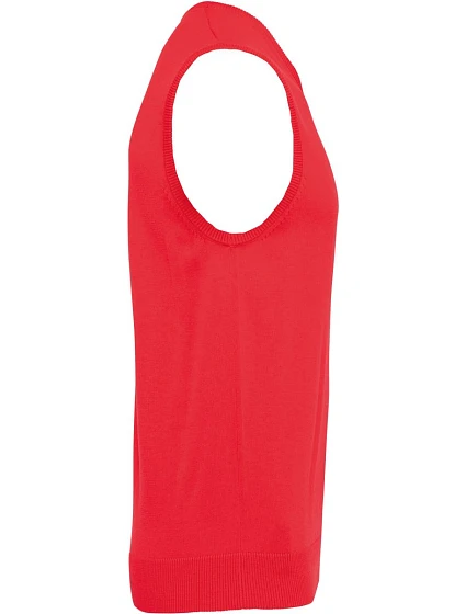 K Pánská svetrová vesta s výstřihem do V 20.K red model 22422566 - Kariban