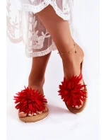 Dámské žabky s  Červené model 21592640 - Boto