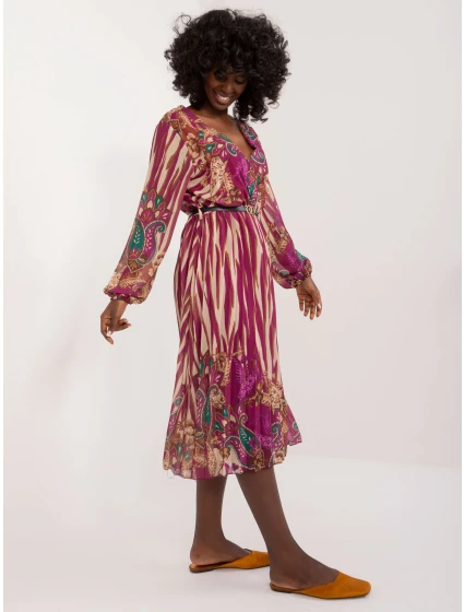 Šaty DHJ SK 10536N 6.47 fialová Šaty DHJ SK 10536N 6.47 fialová