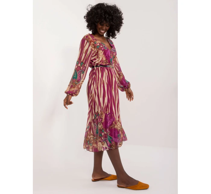 Šaty DHJ SK 10536N 6.47 fialová Šaty DHJ SK 10536N 6.47 fialová