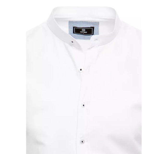 Biele pánske tričko s krátkym rukávom Dstreet KX0998