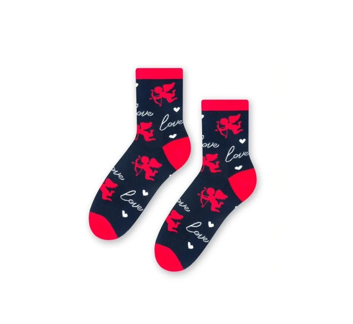Dámské ponožky model 14559108 Srdce - Steven Dámské ponožky model 14559108 Srdce - Steven