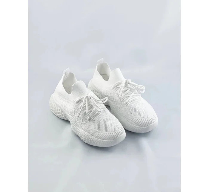 Biele dámske športové topánky (JY21-3)