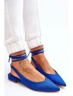 Vázané Baleríny S Modre model 21612808 - Boto