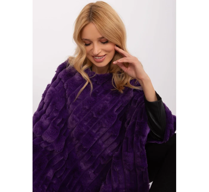 Poncho AT  ciemny fioletowy model 19367643 - FPrice