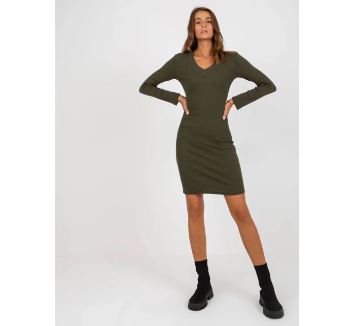 EM SK 673 šaty.78P khaki