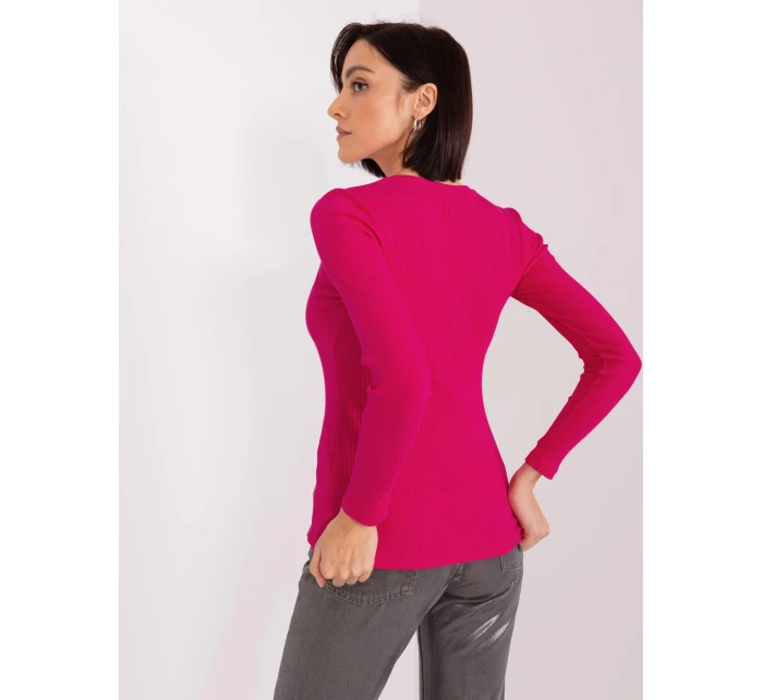 Bluzka RV BZ model 19040921 fuksjowy - FPrice Bluzka RV BZ model 19040921 fuksjowy - FPrice