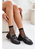 Dámske lakované mokasíny s D&A Black Dámske lakované mokasíny s D&A Black