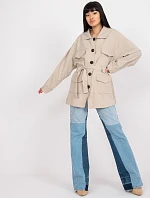 Dámsky kabát EM EN 5422.22P béžový - FPrice