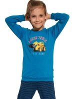 Chlapčenské pyžamo 478/117 Nákladné auto s buldozérom - CORNETTE Chlapčenské pyžamo 478/117 Nákladné auto s buldozérom - CORNETTE