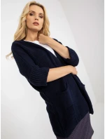 Dámsky sveter LO SW LK 3002 kardigan.98P tmavo modrý Dámsky sveter LO SW LK 3002 kardigan.98P tmavo modrý