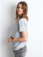 Tričko RV TS model 14825327 světle šedá - FPrice Tričko RV TS model 14825327 světle šedá - FPrice