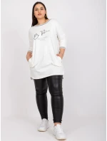 Dámska tunika TU 7564.57 ecru - FPrice Dámska tunika TU 7564.57 ecru - FPrice