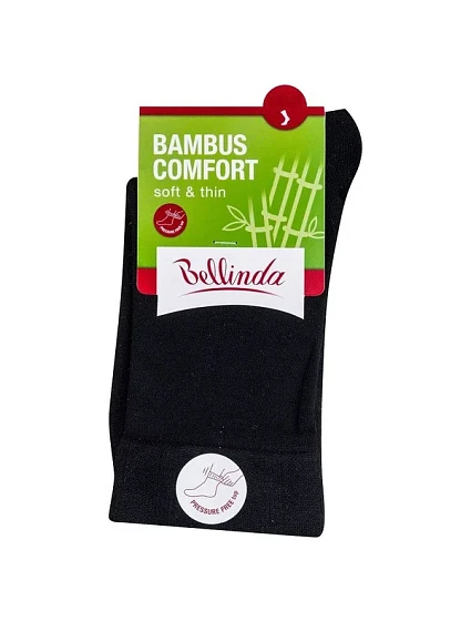 Dámské bambusové ponožky BAMBUS model 15437064 COMFORT SOCKS černá - Bellinda Dámské bambusové ponožky BAMBUS model 15437064 COMFORT SOCKS černá - Bellinda