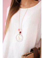 Mušelínová halenka s náhrdelníkem bílý Mušelínová halenka s náhrdelníkem bílý