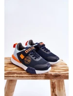 Niskie Dziecięce Buty Sportowe Memory Foam System Big Star LL374215 Granatowe Niskie Dziecięce Buty Sportowe Memory Foam System Big Star LL374215 Granatowe