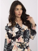 DHJ KO 20615 1.66 čierno-béžový overal DHJ KO 20615 1.66 čierno-béžový overal