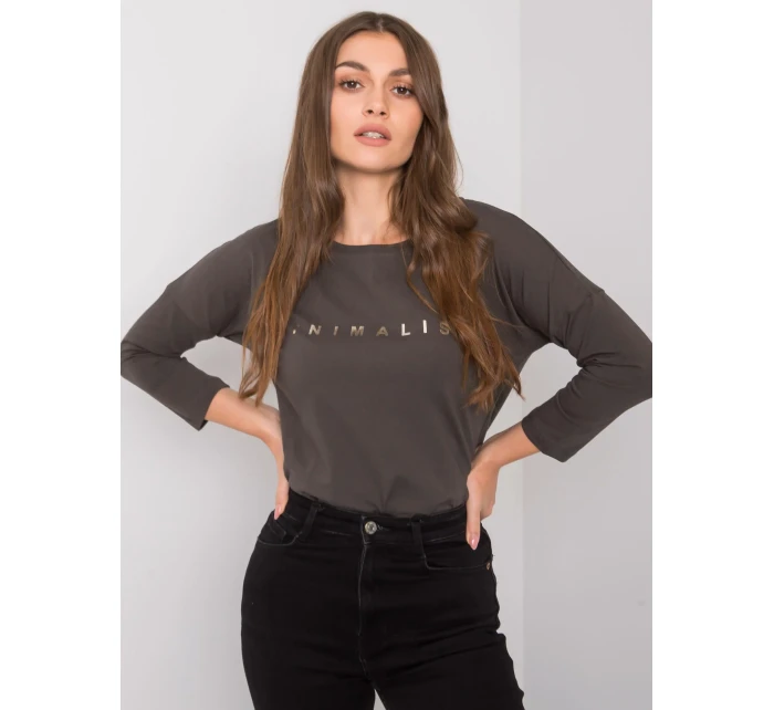 Blúzka RV BZ 0126.01P tmavá khaki