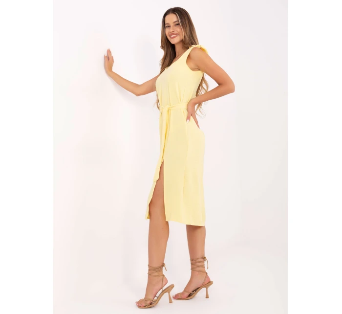 Šaty WN SK 1211.58 svetlo žltá