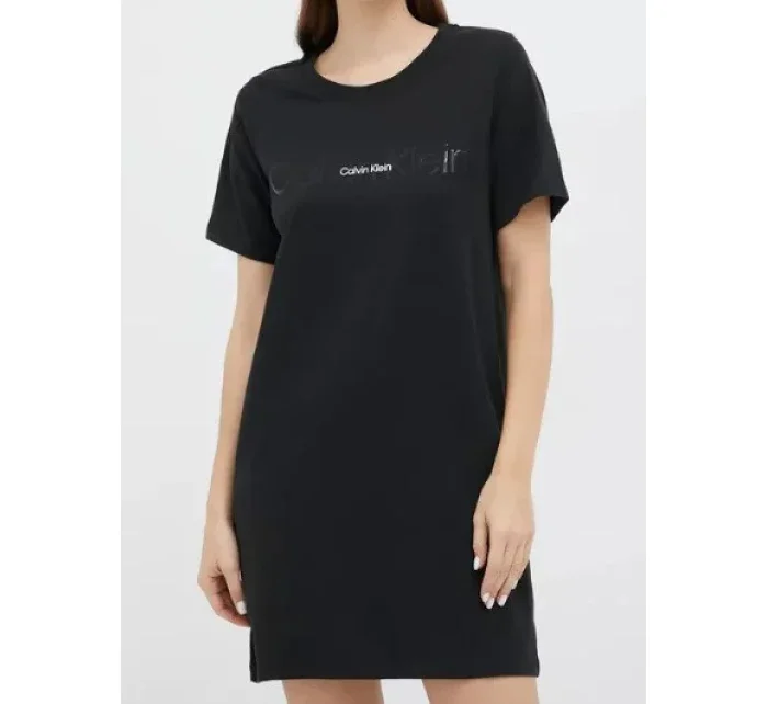 Dámska nočná košeľa QS6896E UB1 čierna - Calvin Klein