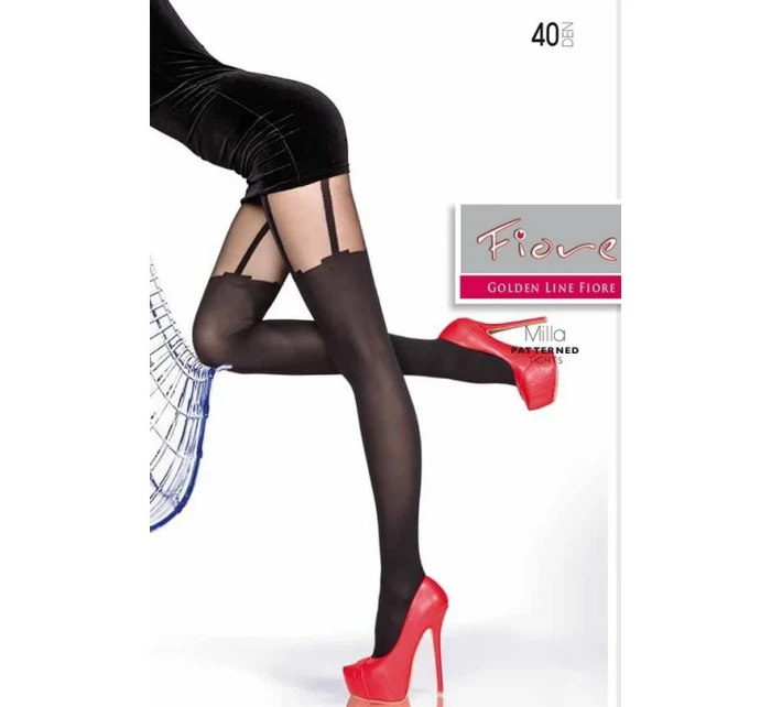 Dámske pančuchové nohavice MILLA 40 DEN - FIORE Dámske pančuchové nohavice MILLA 40 DEN - FIORE