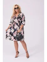 dámské letní květované šaty model 20070178 - Moon dámské letní květované šaty model 20070178 - Moon