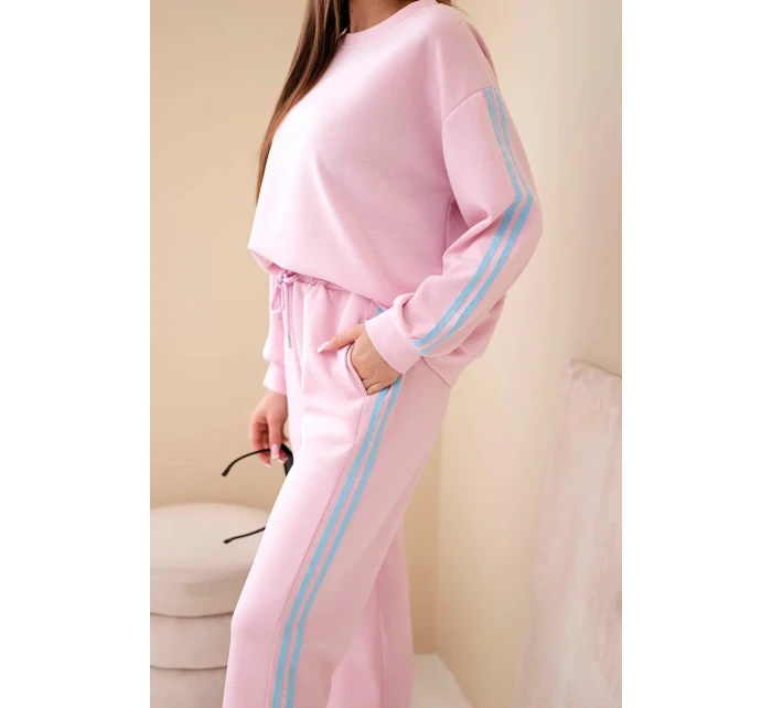 Dámska viskózna maslová súprava s tienidlami púdrovo ružová Dámska viskózna maslová súprava s tienidlami púdrovo ružová