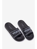 Klapki Męskie WRANGLER AVERELL SLIDER MEN LOW 20251042.25Y Czarne