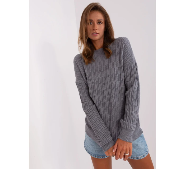 Jumper AT SW 2338.14P tmavo šedá