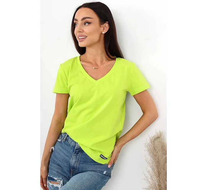 Dámske tričko s krátkym rukávom Serek brown - Off Pink