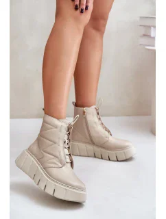 Topánky so širokou podrážkou model 202820 Vykročte štýlovo