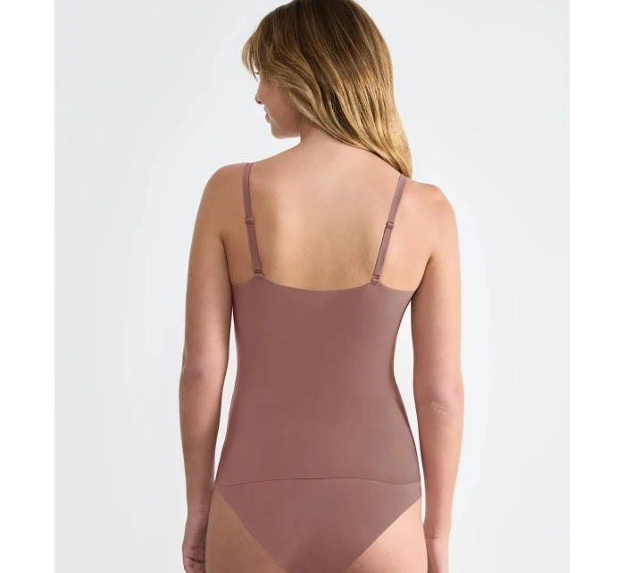 Dámsky top ZERO Feel 2.0 Špagetový top - BROWN - hnedý 1141 - SLOGGI