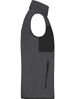 JN Pánská fleecová vesta 02. dark melange/black model 22414765 - Daiber