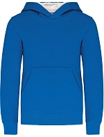 K 453 Dětská kontrastní mikina s kapucí model 22509493 light royal blue/white - Kariban