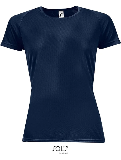 SOL'S Sporty Women Dámske športové tričko s raglánovými rukávmi 25.1159 francúzska námornícka modrá SOL'S Sporty Women Dámske športové tričko s raglánovými rukávmi 25.1159 francúzska námornícka modrá