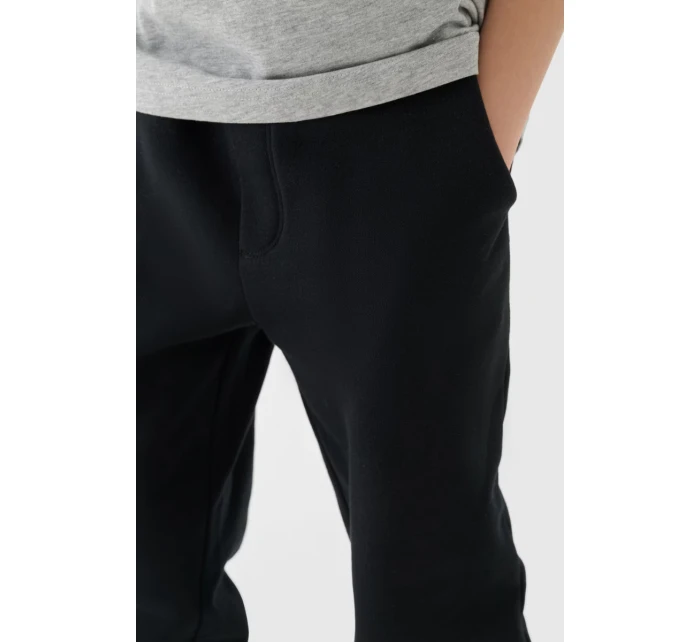 Chlapecké Kalhoty Černé model 21673411 - 4F Chlapecké Kalhoty Černé model 21673411 - 4F