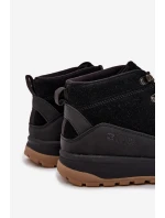 Semišové Pánské Boty Big Star Černé model 21706099 - Big Star Shoes Semišové Pánské Boty Big Star Černé model 21706099 - Big Star Shoes