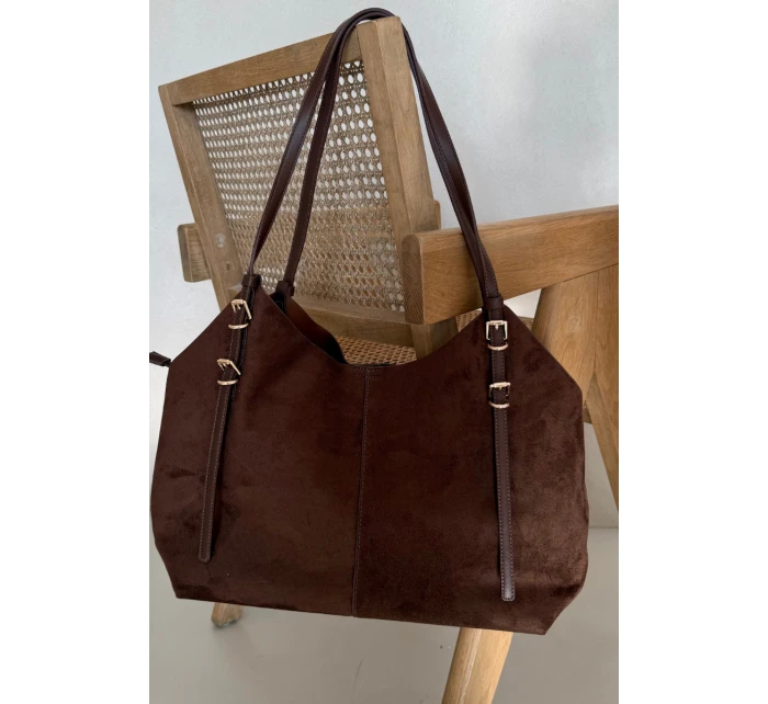 Taška Skopper z eko semiše čokoládová Sorvelle Taška Skopper z eko semiše čokoládová Sorvelle