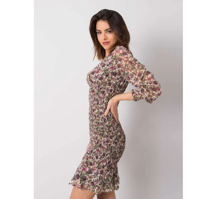 Šaty 328 SK 50024.53 svetlo béžová